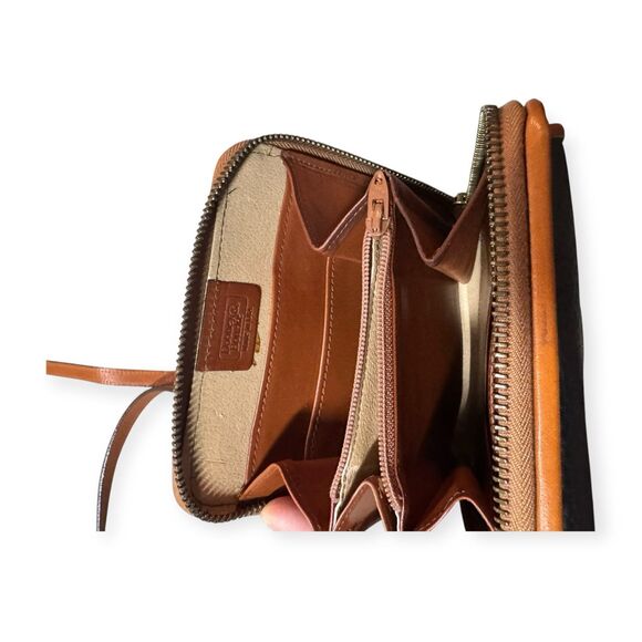 Dooney & Bourke Mini Square Zip-Along Crossbody Wallet Vintage 18173B - Picture 4 of 5